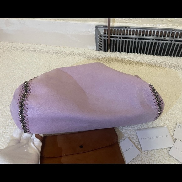 STELLA MCARTNEY Falabella reversible fold over purple tote - Picture 4 of 14